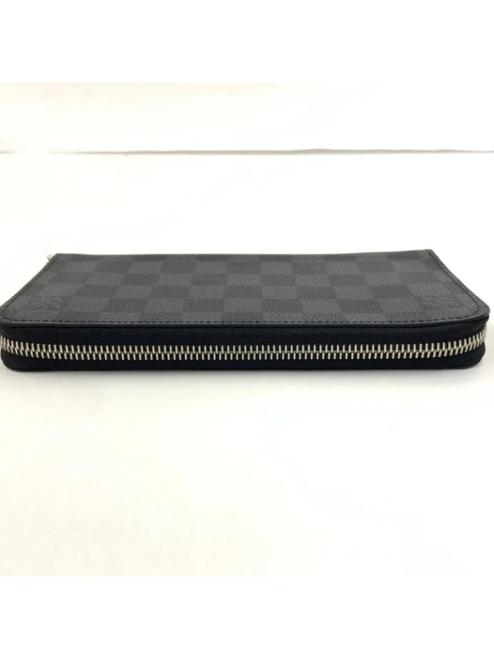 Louis Vuitton Damier Graphite Zippy Wallet Vertical Zip Around Black